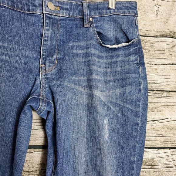 White House Black Market Blanc Jeans Size 10 - Picture 5 of 8